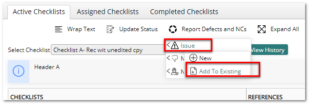 Checklists
