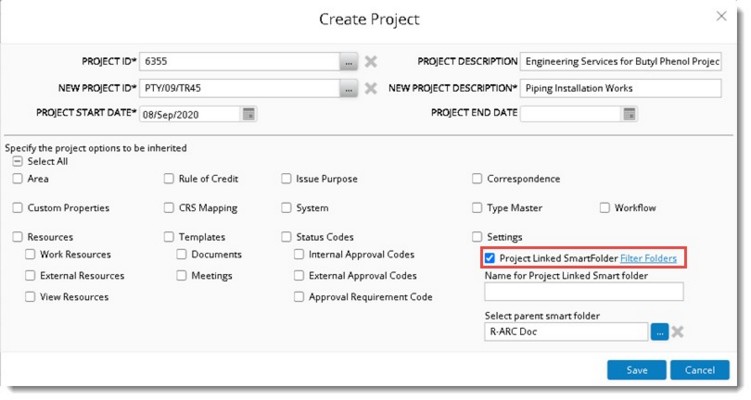 Creating a Project from an Existing Project