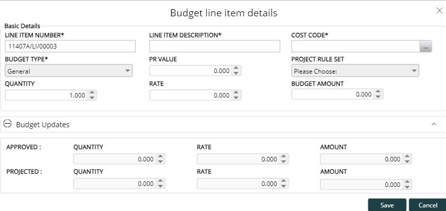 Budget