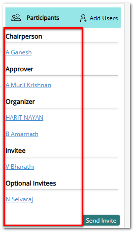 Adding Meeting Participants