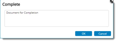 Working from document details window