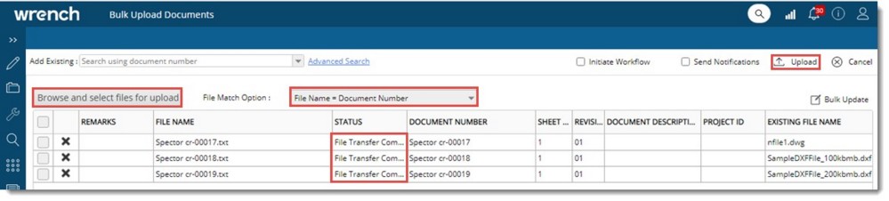 Working from document details window